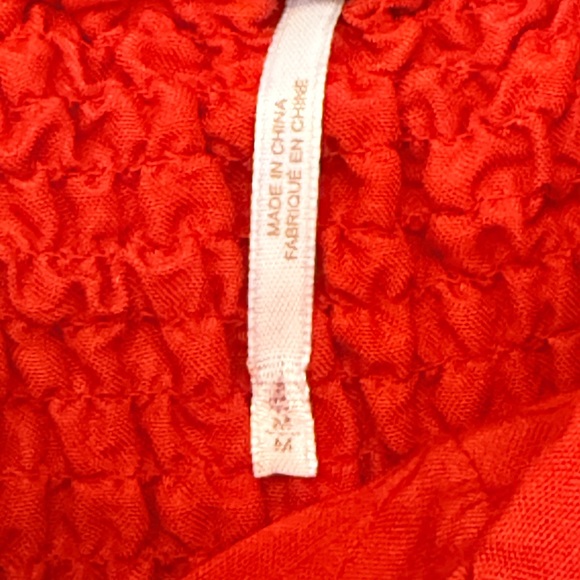 Free People Boho “In the Limelight” Off-Shoulder Crop Top Size-M EUC - Picture 7 of 9